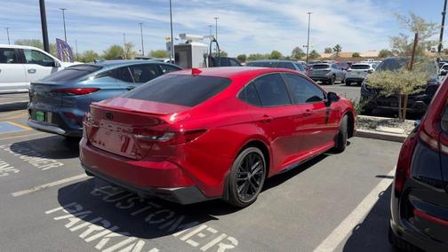 Red 2025 Toyota Camry SE