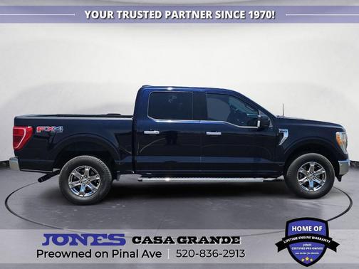 Antimatter Blue Metallic 2021 Ford F-150 XLT