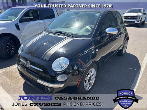 Nero Puro 2017 FIAT 500 Lounge