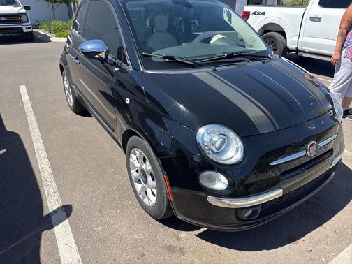 Nero Puro 2017 FIAT 500 Lounge