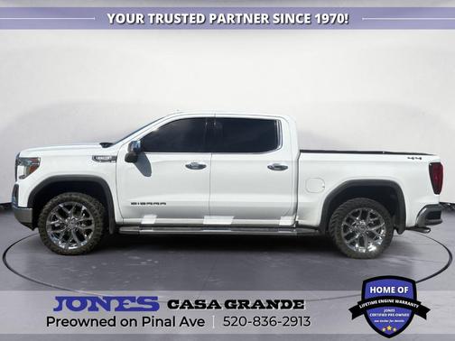 Summit White 2019 GMC Sierra 1500 SLT