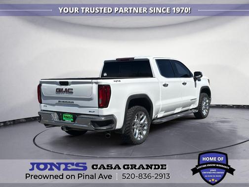 Summit White 2019 GMC Sierra 1500 SLT