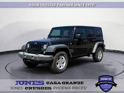 Black Clearcoat 2018 Jeep Wrangler JK Unlimited Sport