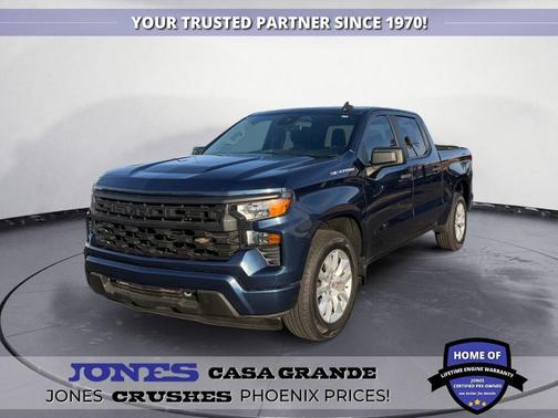 Northsky Blue Metallic 2022 Chevrolet Silverado 1500 Custom