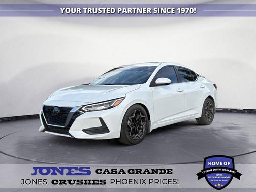 Aspen White 2020 Nissan Sentra SV