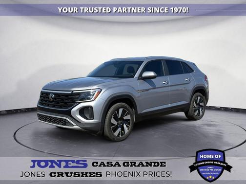 Silver Bird Metallic 2024 Volkswagen Atlas Cross Sport 2.0T SE w/Technology