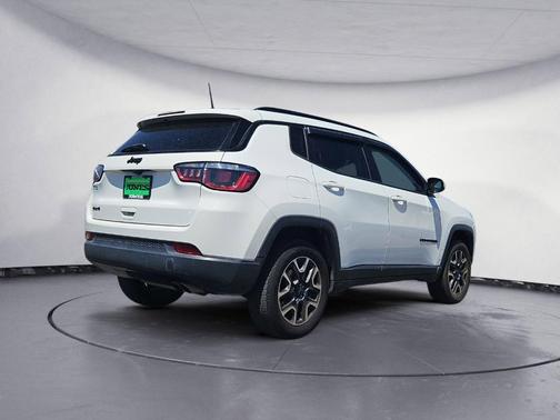 White Clearcoat 2019 Jeep Compass Sport