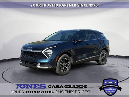 Blue 2023 Kia Sportage Hybrid EX