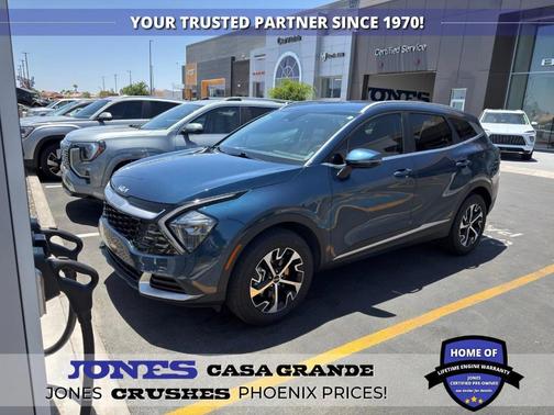 Blue 2023 Kia Sportage Hybrid EX