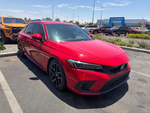 Rallye Red 2022 Honda Civic Sport Touring