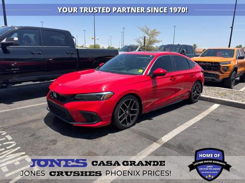 Rallye Red 2022 Honda Civic Sport Touring