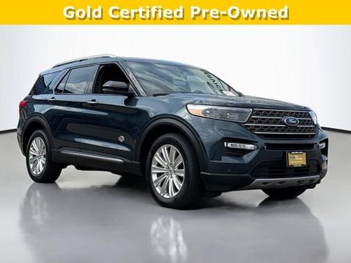 STONE BLUE METALLIC 2023 Ford Explorer KING RANCH