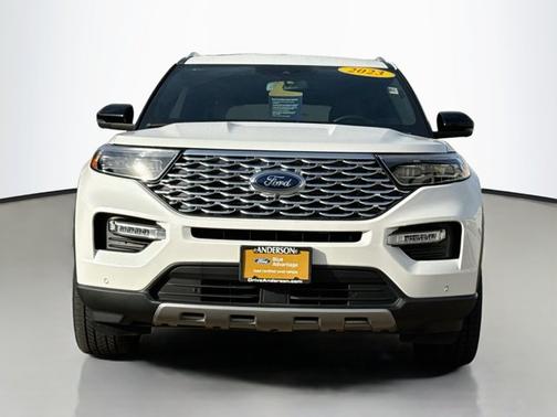 STAR WHITE MET TRI-COAT 2023 Ford Explorer PLATINUM