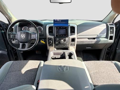 Black 2018 RAM 1500 SLT