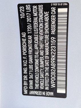 2024 Porsche 718 Boxster S