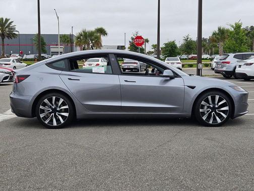 Stealth Grey 2025 Tesla Model 3 Long Range