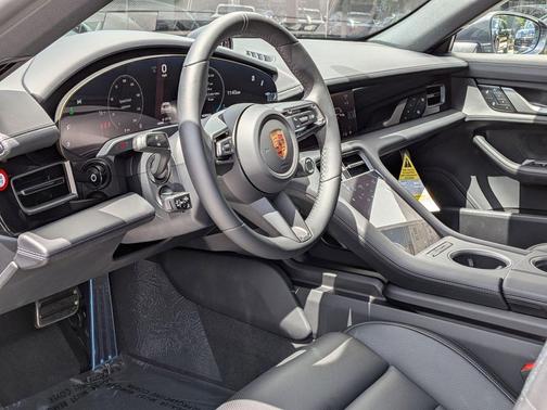 Volcano Grey Metallic 2026 Porsche Taycan 4