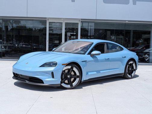 Frozen Blue Metallic 2026 Porsche Taycan 4