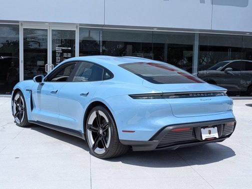 Frozen Blue Metallic 2026 Porsche Taycan 4