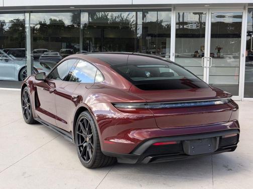 Cherry Metallic 2022 Porsche Taycan GTS