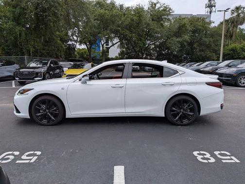 Ultra White 2024 Lexus ES 300h F SPORT Handling