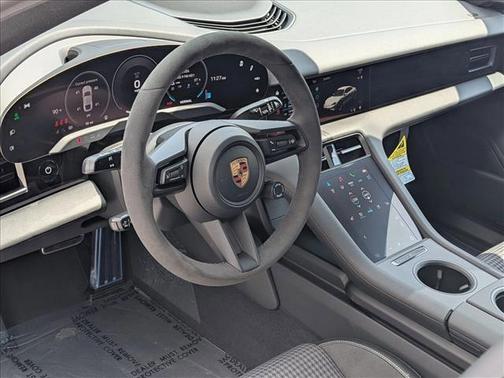 White 2026 Porsche Taycan Black Edition