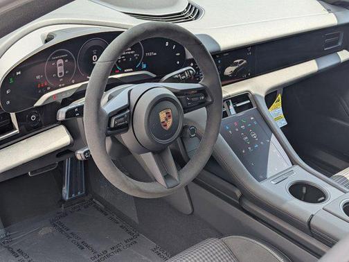 White 2026 Porsche Taycan Black Edition