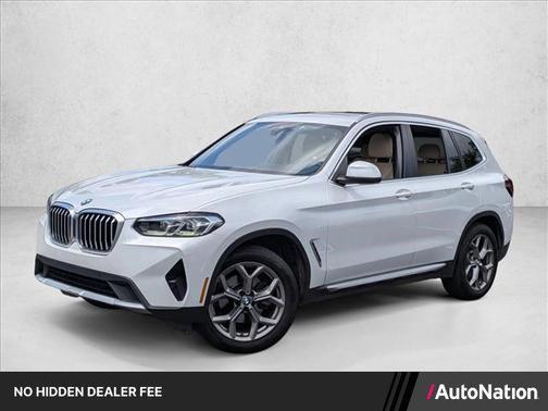 Mineral White Metallic 2022 BMW X3 sDrive30i
