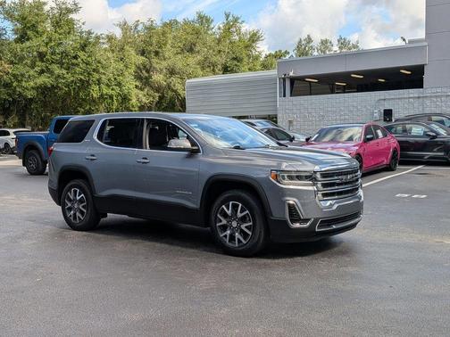 Satin Steel Metallic 2021 GMC Acadia FWD SLE