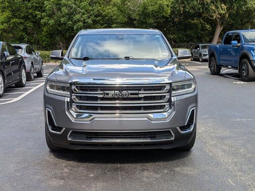Satin Steel Metallic 2021 GMC Acadia FWD SLE