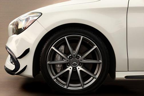 Polar White 2018 Mercedes-Benz AMG CLA 45 Base 4MATIC