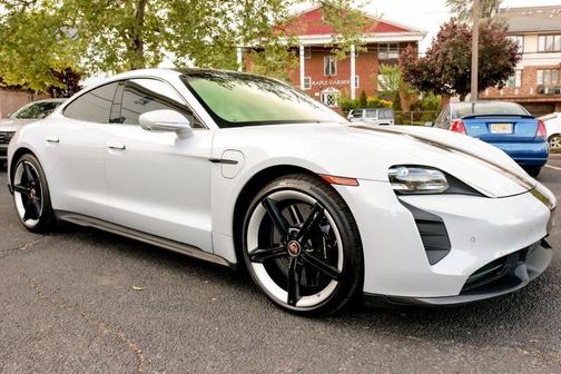 Ice Grey Metallic 2021 Porsche Taycan Turbo S