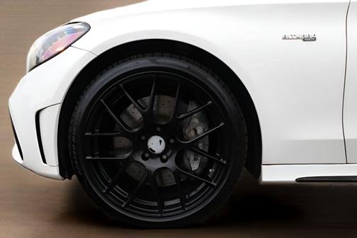 Polar White 2021 Mercedes-Benz AMG C 43 Base 4MATIC