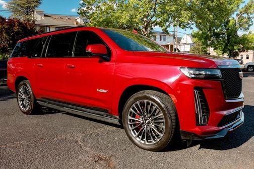 Radiant Red 2023 Cadillac Escalade ESV V-Series