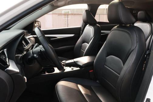 Lunar White 2021 INFINITI QX50 Luxe