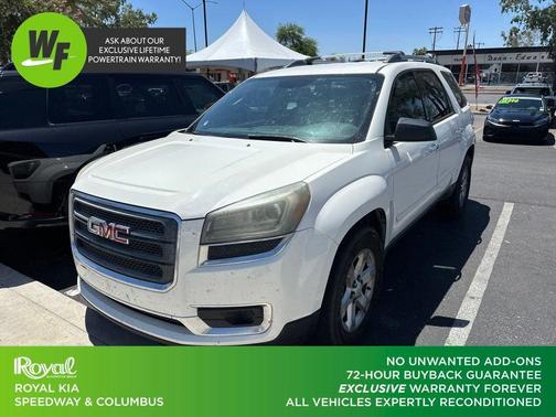 Summit White 2015 GMC Acadia SLE-2