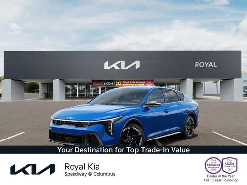 Blue 2026 Kia K4 GT-LINE