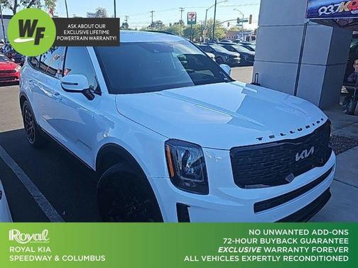 Glacial White Pearl 2022 Kia Telluride SX