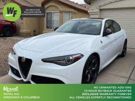White 2020 Alfa Romeo Giulia Ti