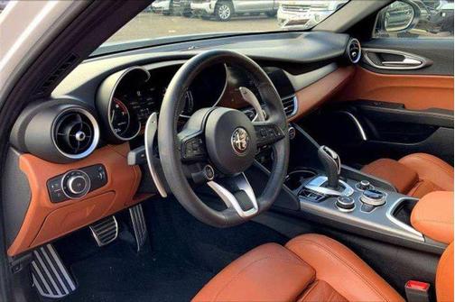 White 2020 Alfa Romeo Giulia Ti