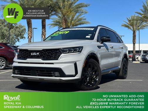 Gray 2022 Kia Sorento SX