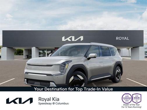 Ivory Silver 2026 Kia EV9 Wind