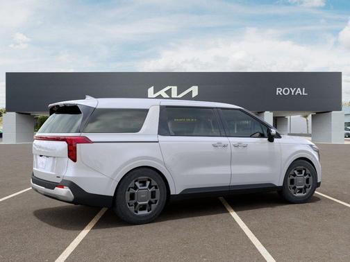 White Pearl 2026 Kia Carnival Hybrid EX