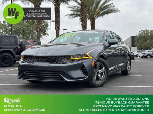 Gray 2023 Kia K5 LXS