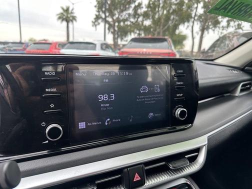Gray 2023 Kia K5 LXS