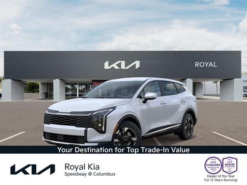 White Pearl 2026 Kia Sportage LX