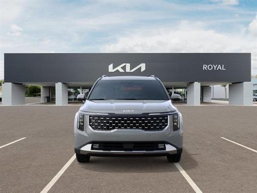 Ceramic Silver 2026 Kia Carnival Hybrid SX