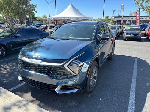 Blue 2023 Kia Sportage Hybrid SX-Prestige