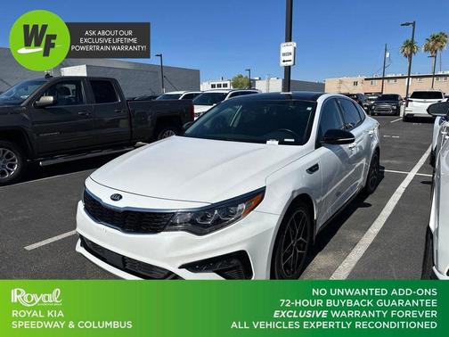 Snow White Pearl 2020 Kia Optima SX Turbo