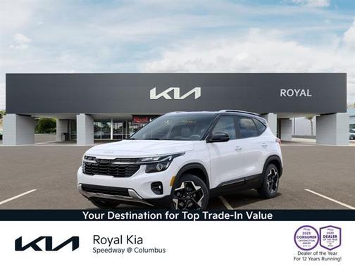 Clear White / Black Roof 2026 Kia Seltos S